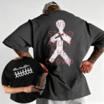 Pure Cotton Printed T-shirt High Quality Street High Quality Men's Women's - Image 4