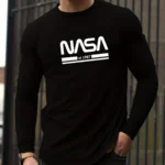Men's 100% Cotton Loose Comfortable Casual Long Sleeve T-shirt - Image 3