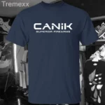 New Shirt CANIK Superior Firearms T-Shirt Printed Short Sleeve - Men and Women Tshirt Top Tees