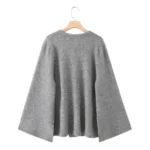 BSAY Kimono Style Knitted Cardigan Sweater Coat Women Long Sleeves - Image 3