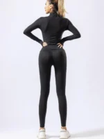 Yoga Suit Women Autumn and Winter Advanced Sense Quick Drying Top - Image 3