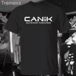 New Shirt CANIK Superior Firearms T-Shirt Printed Short Sleeve - Men and Women Tshirt Top Tees - Image 2