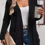 Comfy Fall Cardigan for Women - Casual Front Open Women's Loose Cover Up