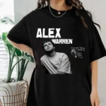T-Shirt Graphic Alex Warren Fan Gift Music Fan T-Shirt - Casual Cotton Tops - Image 4