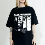 T-Shirt Graphic Alex Warren Fan Gift Music Fan T-Shirt - Casual Cotton Tops - Image 2