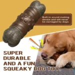 Large Dog Chew Toys Tougher than Real Bones -  Toy Squeaky Solve Boredom Teeth Separation Anxiety - Image 4