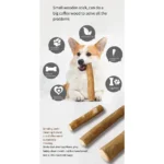 Natural Coffee Wood Dog Chew Toys Long Lasting Chewable Stick - Image 4