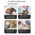 Natural Coffee Wood Dog Chew Toys Long Lasting Chewable Stick - Image 5