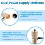 1 Set Multifunctional Electric Aquarium Gravel Cleaner - Kit Length Adjustable Automatic Fish Tank Vacuum Cleaner - Image 2