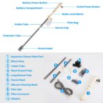 1 Set Multifunctional Electric Aquarium Gravel Cleaner - Kit Length Adjustable Automatic Fish Tank Vacuum Cleaner - Image 5