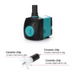 Ultra-Quiet 3/6/10/15/25/35/50/60W Submersible Water Fountain Pump Filter - Image 3