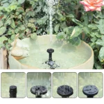Solar Aquarium Wave Maker Multifunctional with 6 Nozzles Pond Fountain Water Pump - Image 6