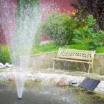 Solar Aquarium Wave Maker Multifunctional with 6 Nozzles Pond Fountain Water Pump