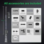 Electric Aquarium Vacuum Gravel Cleaner 36W Electric Fish Tank Cleaning - Image 2