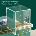 Landscaping Negative Pressure Fish Tank - Unique Eye-catching Acrylic Suspended Fish Tank - Image 3