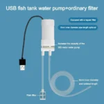 New USB Fish Tank Water Changer Mini 5V 2A Electric Suction - Image 3