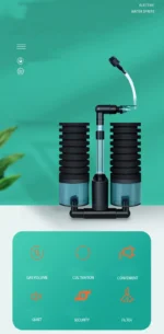 Qanvee Electric Water Sponge USB Purifier Biological Oxygen Fish Tank Filter - Image 7