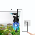 Qanvee Electric Water Sponge USB Purifier Biological Oxygen Fish Tank Filter - Image 6