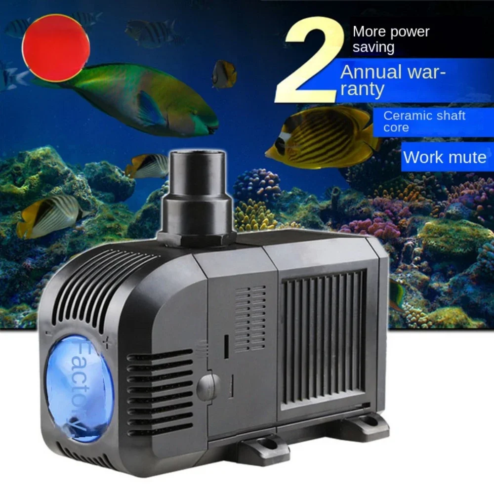 kf-Scb8ff95d6da64e109664835372731ce8e Fish Tank Quiet Frequency Circulating Filtration Pump - Submersible Aquarium Water Pond Pumps - Image 1