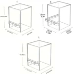 Landscaping Negative Pressure Fish Tank - Unique Eye-catching Acrylic Suspended Fish Tank - Image 6