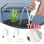 New USB Fish Tank Water Changer Mini 5V 2A Electric Suction