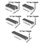 2/3/4/5/6 Head Aquarium Cooling Fans 135° Rotation Silent Fish Tank Cooler - Image 5